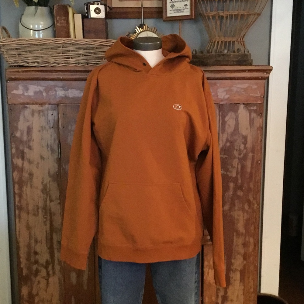 NWOT Men’s Coach Rust Cotton Hoddie